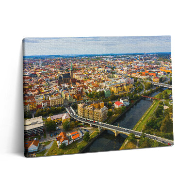 Obraz na plátně 80x60 cm Krajina města Plzně