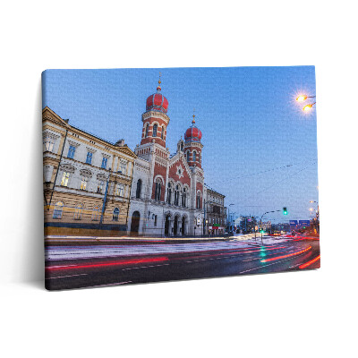 Obraz na plátně 80x60 cm Velká synagoga v Plzni