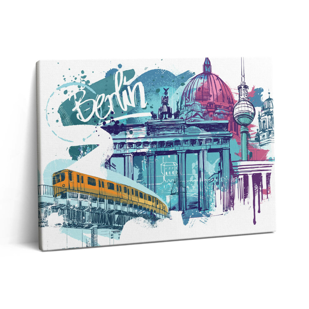 Obraz na plátně 80x60 cm Cestování po Berlíně
