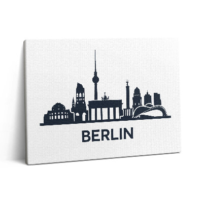Obraz na plátně 80x60 cm Ilustrace města Berlína