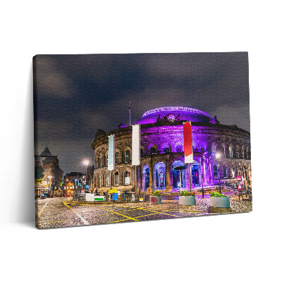 Obraz canvas 80x60 cm Trh s kukuřicí v Leedsu, Anglie