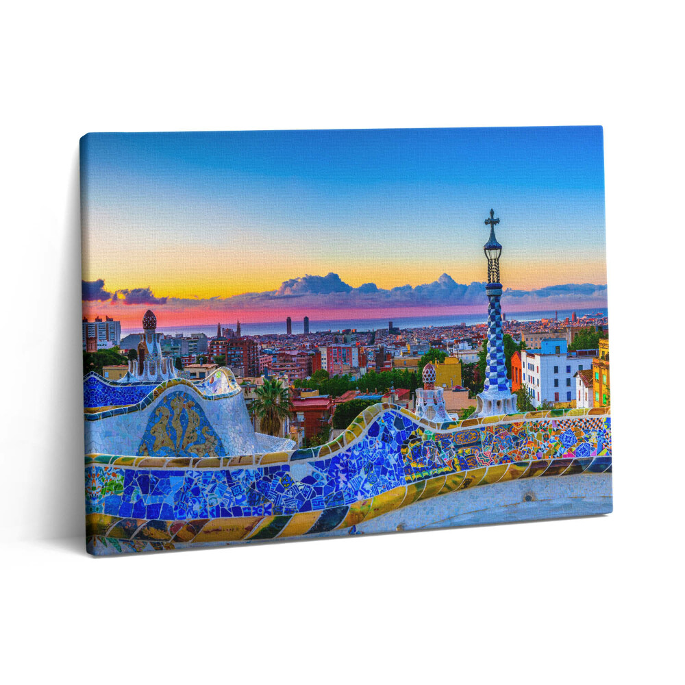 Obraz na plátně 80x60 cm Panorama španělského města