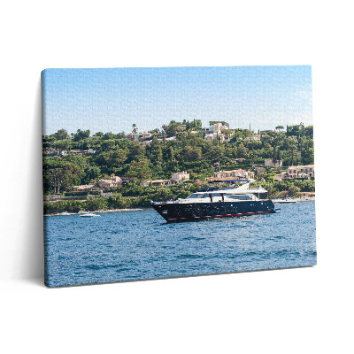 Obraz z fotografie na plátně 80x60 cm Saint Tropez v Provence, Francie