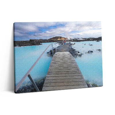 Obraz canvas 80x60 cm Atrakce na Islandu