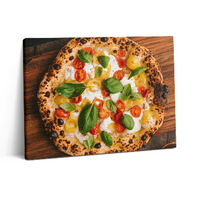 Obraz z fotografie na plátně 80x60 cm Italská kuchyně Pizza Gastronomie