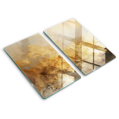 Skleněná deska za sporák 2 sztuki Bohatá textura