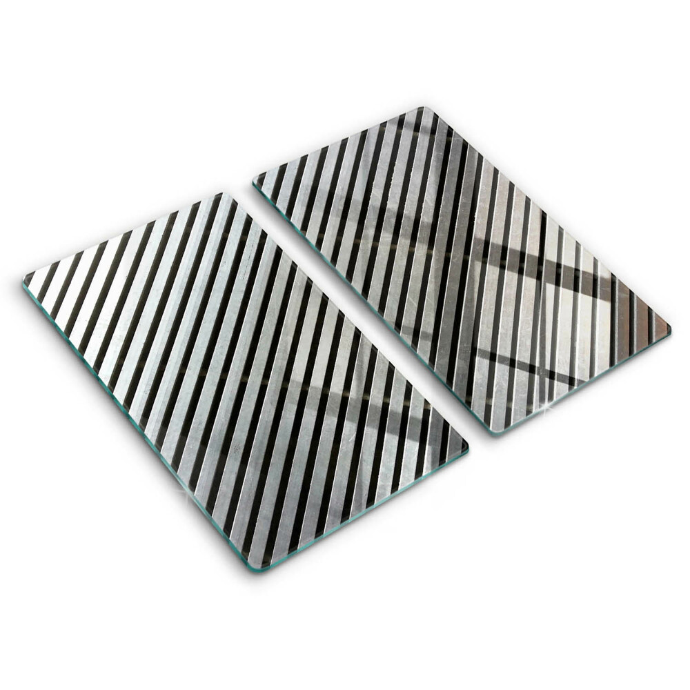 Ochranná deska za plynový sporák 2 sztuki Kovové linie