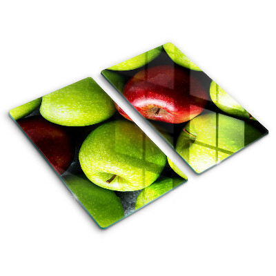 Skleněná deska za sporák 2 sztuki Šťavnatá jablka