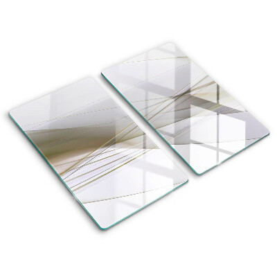 Deska za sporák 2 sztuki Design abstraktních linií