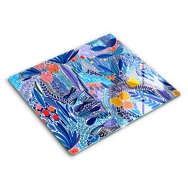 Krycí deska na sporák 60x52 cm Malovaná louka