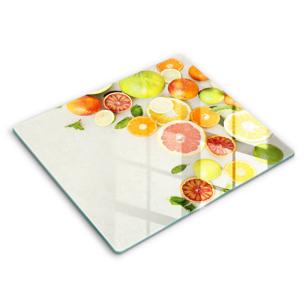 Kryt na sklokeramickou desku 60x52 cm Citrusové plody