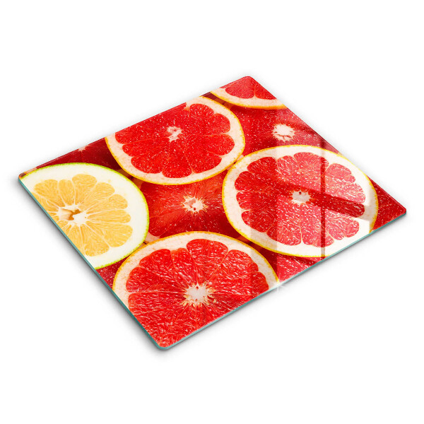 Ochranná deska za sporák 60x52 cm Plátky grapefruitu