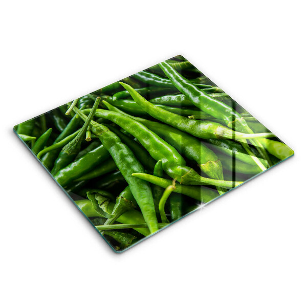 Skleněná deska za plynový sporák 60x52 cm Hráškové lusky