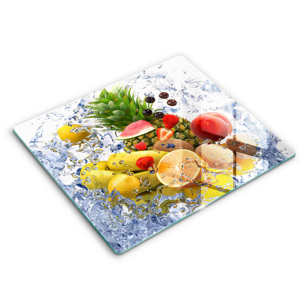 Sklo za sporák 60x52 cm Šťavnaté ovoce a voda