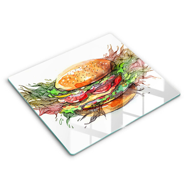 Kryt na sporák 60x52 cm Hamburská kresba