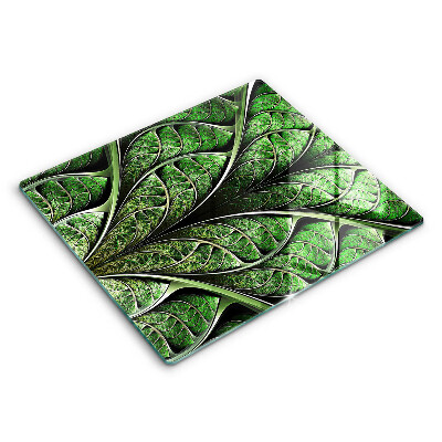 Kryt na sklokeramickou desku 60x52 cm Struktura žilnatiny listů