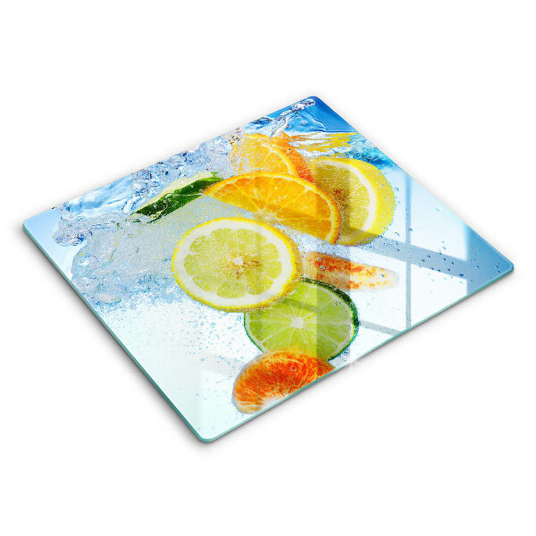 Kryt na sporák 60x52 cm Šťavnatá citrusová voda