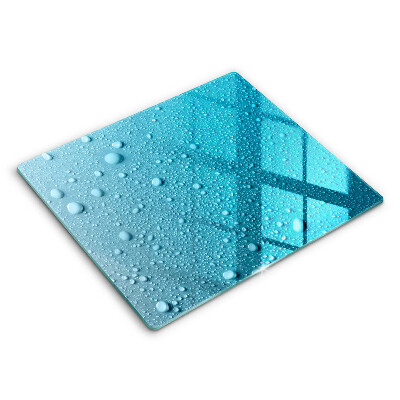 Kryt na sklokeramickou desku 60x52 cm Kapky vody