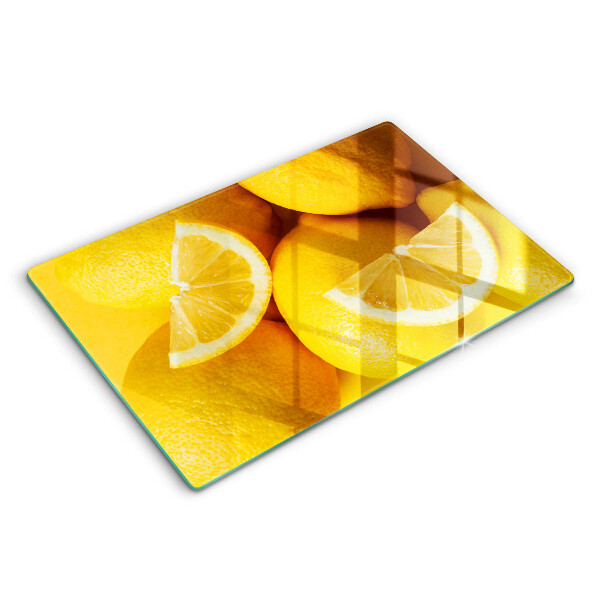 Kryt na sklokeramickou desku 80x52 cm Šťavnaté citrony