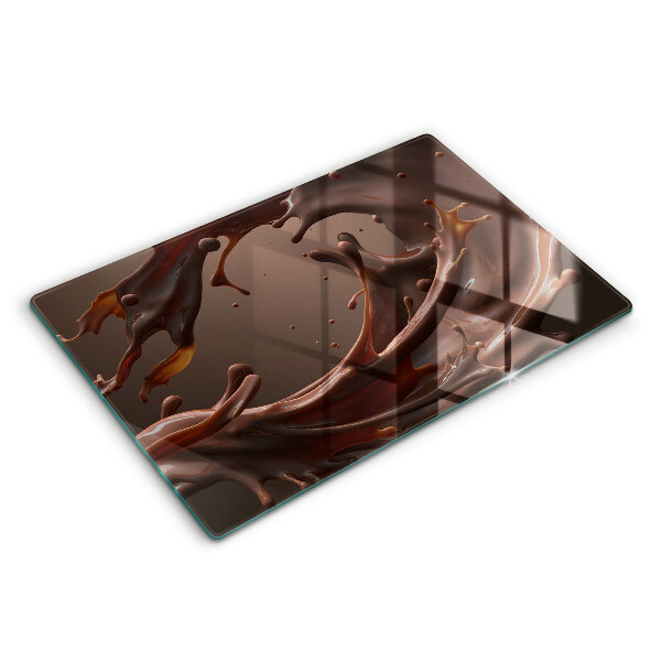 Kryt na indukční desku 80x52 cm Tekutá čokoláda