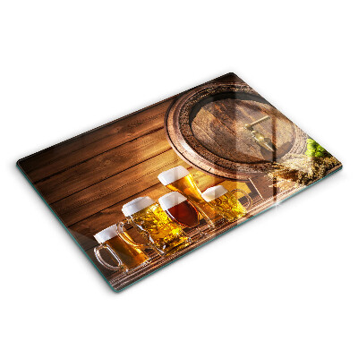 Skleněná deska za plynový sporák 80x52 cm Sud piva