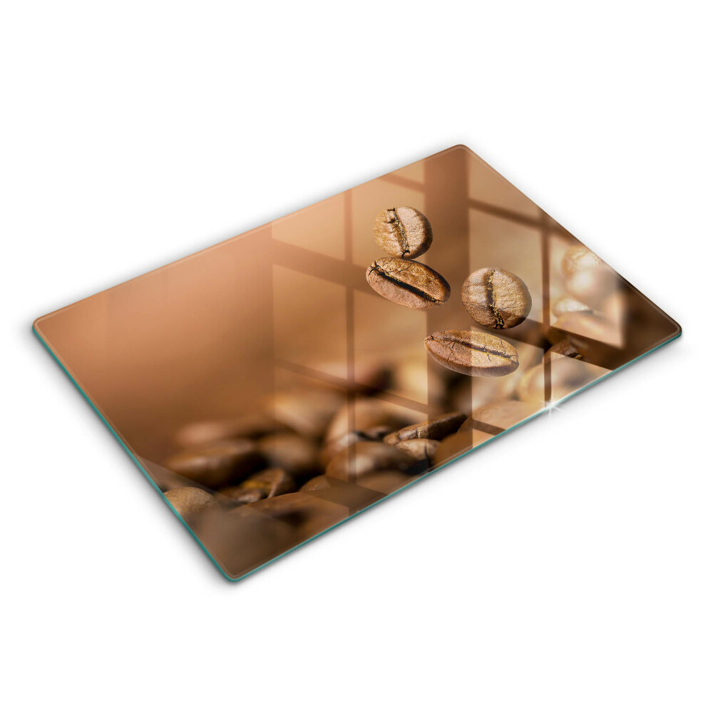 Sklo za sporák 80x52 cm Kávová zrna
