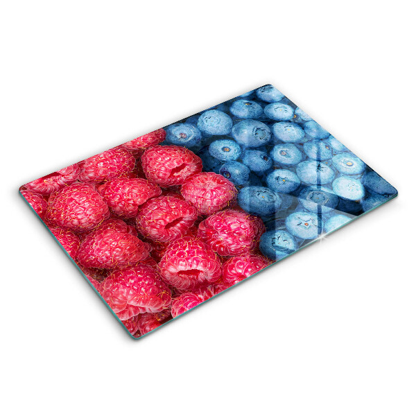 Ochranná deska za sporák 80x52 cm Maliny a borůvky