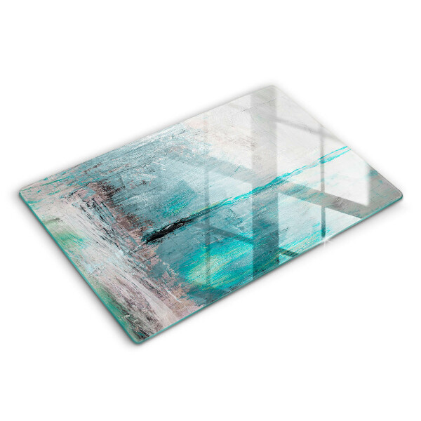 Krycí deska na sporák 80x52 cm Abstraktní malba na pozadí