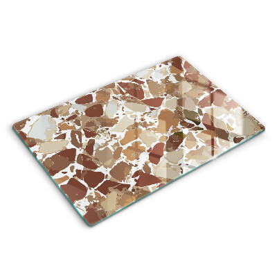 Ochranná deska za sporák 80x52 cm Kamenné dekorativní skvrny