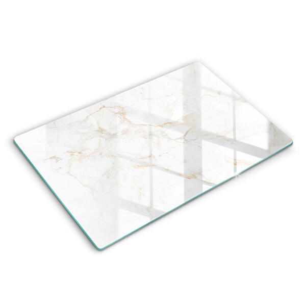 Skleněná deska za plynový sporák 80x52 cm Elegantní mramorový kámen