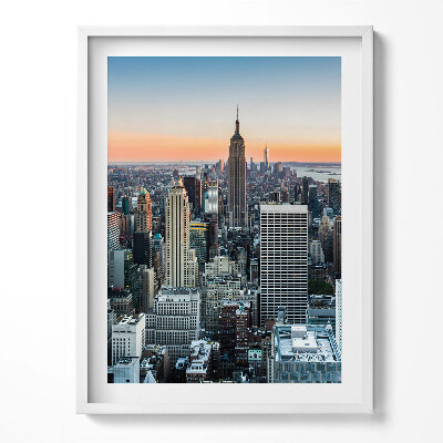 Obraz v rámu Pohled na architekturu New Yorku