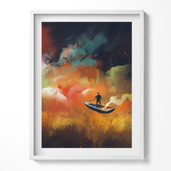 Obraz v rámu Abstraktní představa o životě dospělých