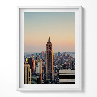 Obraz v rámu Panorama New Yorku