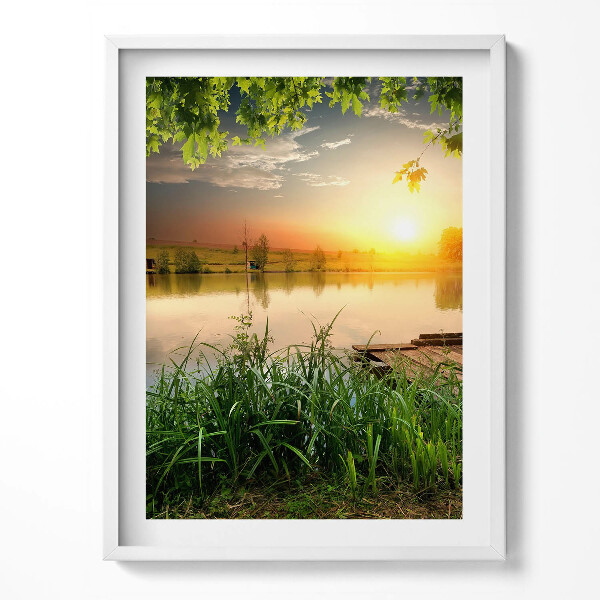 Obraz v rámu Západ slunce, letní dny