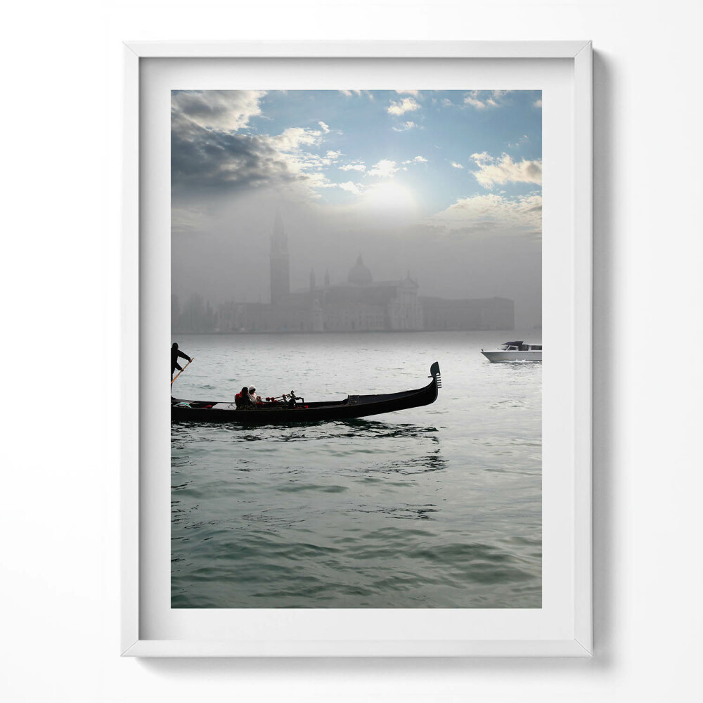 Obraz v rámu Benátské gondoly