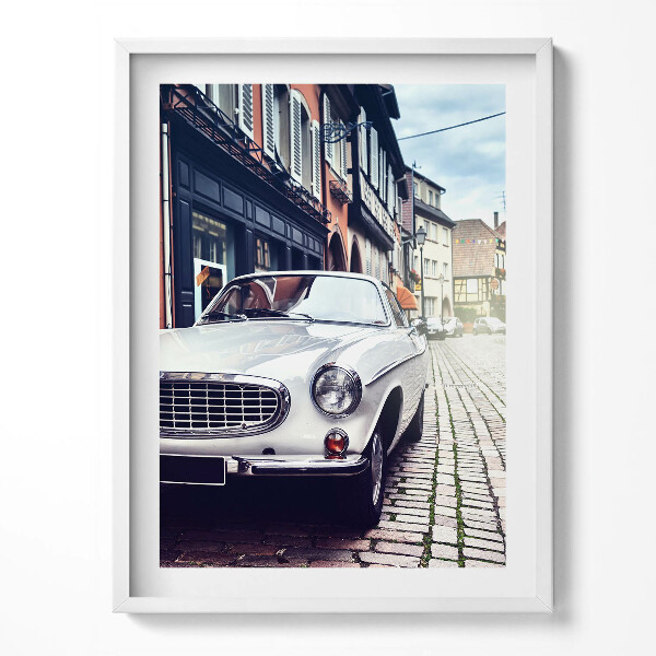 Obraz v rámu Retro auto