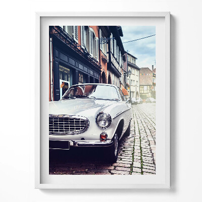 Obraz v rámu Retro auto