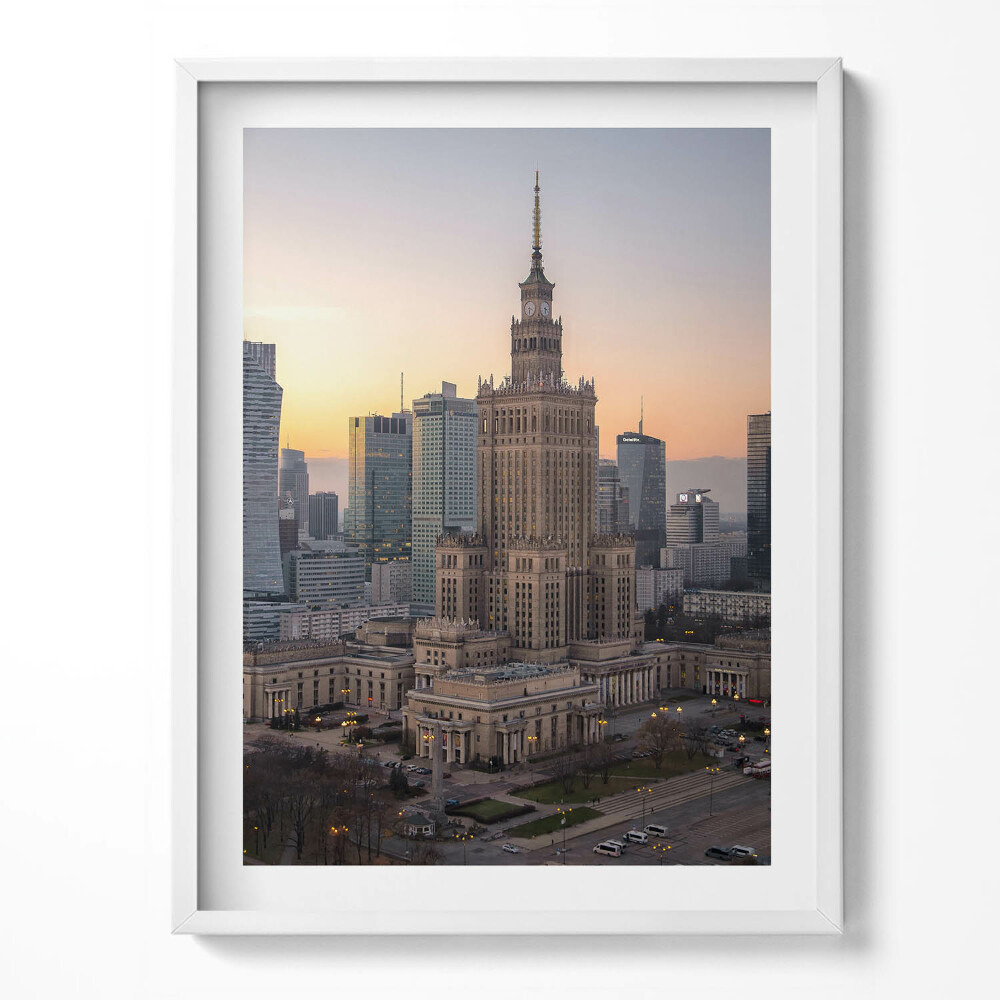 Obraz v rámu Palác kultury a vědy Varšava