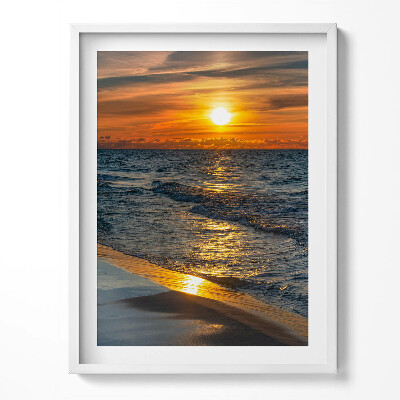 Obraz v rámu Władysławowo Baltské moře