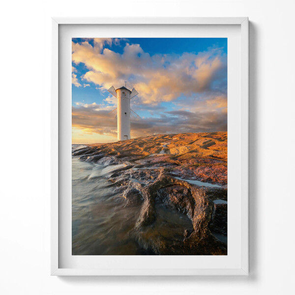 Obraz v rámu Maják na Baltském moři