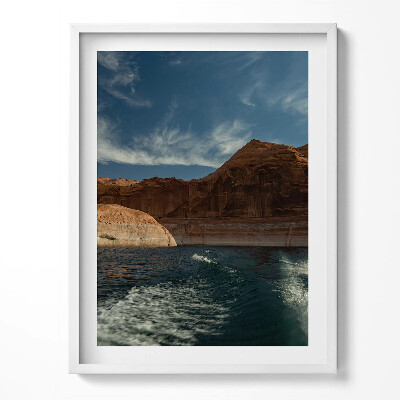 Obraz v rámu Osoba vodní lyžování