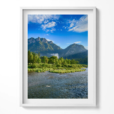 Obraz v rámu Průhyb Dunajce v pohoří Pieniny