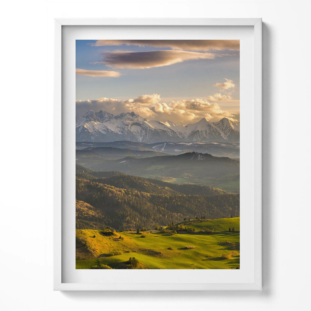 Obraz v rámu Pieniny Wysoki Wierch