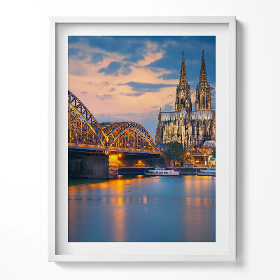 Obraz v rámu Pohled na radnici