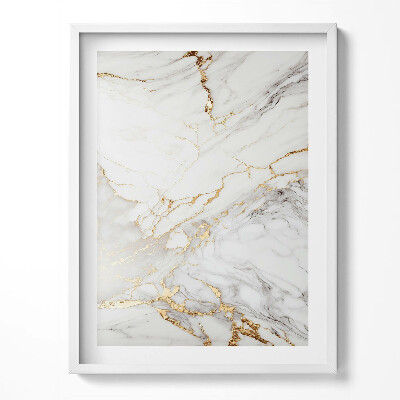 Obraz v rámu Dekorativní mramor