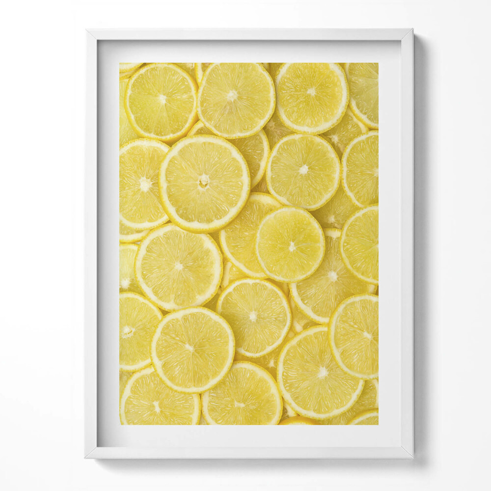 Obraz v rámu Citronové ovoce