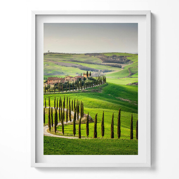 Obraz v rámu Krajina, italská atmosféra