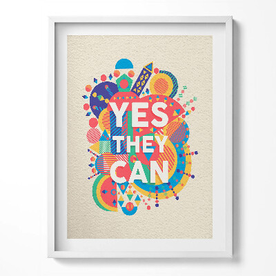 Obraz v rámu Motivační nápis 