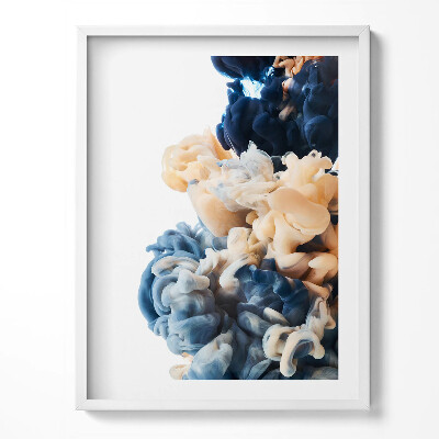 Obraz v rámu Hustý barevný kouř