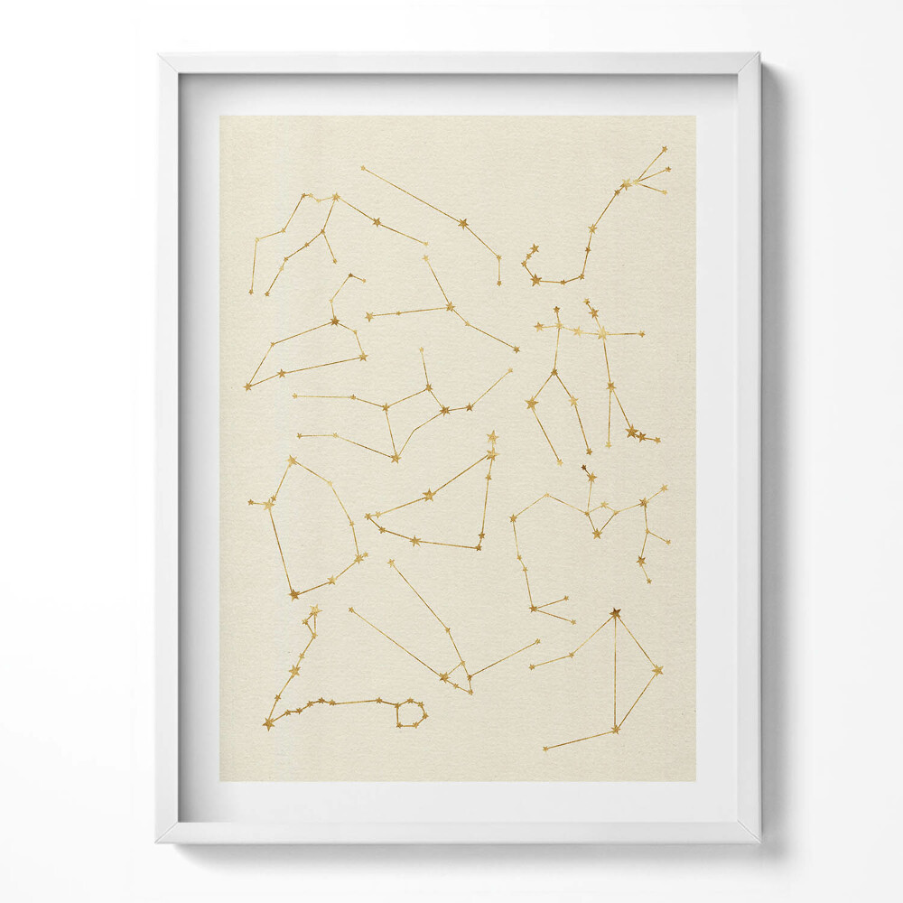 Obraz v rámu Souhvězdí zvěrokruhu